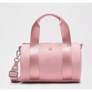 Lululemon Knit Nylon Mini Barrel Duffel Bag - Pink Tide